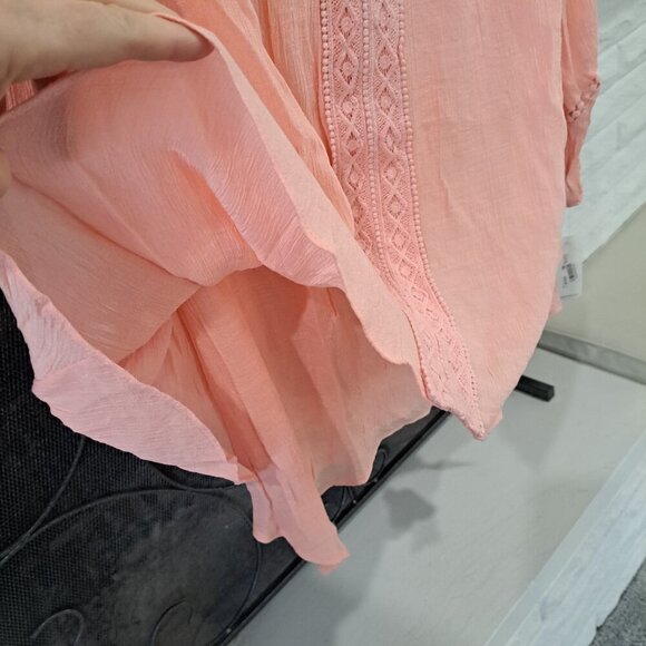 John Paul Richard Blouse Women Small Boho Lace Flowy Peasant Festival Embroidery - Picture 6 of 12